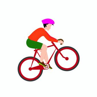 自転車 007 サイクリング,自転車,男性,スポーツ,運動,ヘルメット,アクティブ,健康,フィットネス,ベクターのイラスト素材