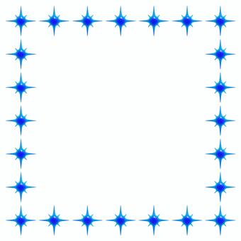 青いダイヤの正方形3Dフレーム ダイヤ,キラキラ,フレーム,3d,立体,マーク,可愛い,輝き,星,枠のイラスト素材