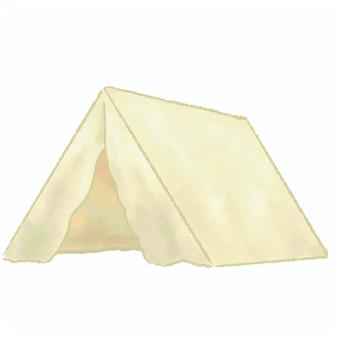 テントの水彩画 テントの水彩画 テント,キャンプ,11月,秋,水彩画,ほわほわ,やさしいのイラスト素材