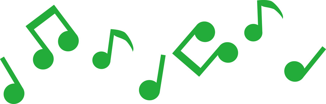 音符ライン 音符,メロディ,音楽,8分音符,罫線,線,飾り罫,ライン,あしらい,飾りのイラスト素材