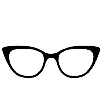 メガネフレーム(フォックス型)のイラスト メガネフレーム(フォックス型)のイラスト メガネ,フレーム,フォックス型,ファッション,眼科,視力のイラスト素材