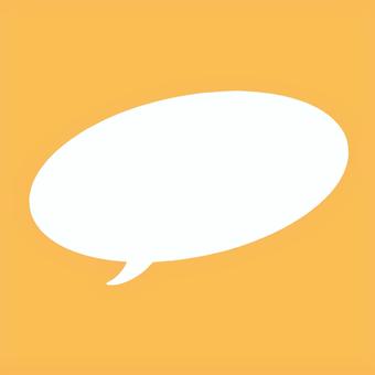 吹き出しの背景2 背景,吹き出し,オレンジのイラスト素材