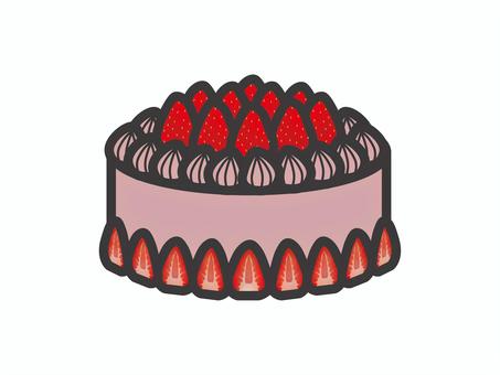 ホールケーキ（いちご）03