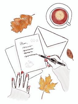 手紙 紅葉 書く 紅茶 レモン 手 秋 手紙 紅葉 書く 紅茶 レモン 手 秋 手紙,手,紅葉,紅茶,レモン,書く,ペン,万年筆,水彩,ニットのイラスト素材