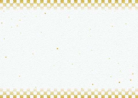 金の格子と金粉を散りばめた和紙 金粉,和紙,格子柄,背景,白,金色,和風のイラスト素材