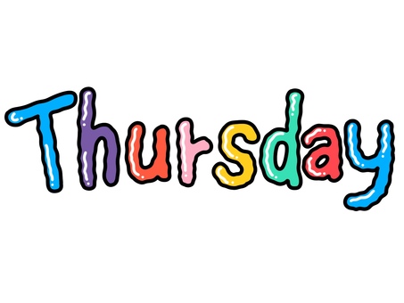 Illustration, thursday, handwriting, text, 