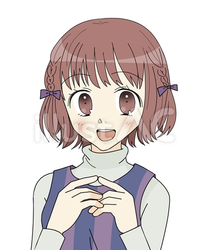 笑顔の女性