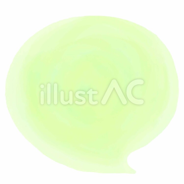 吹き出しアイコン水彩 吹き出し,アイコン,水彩のイラスト素材