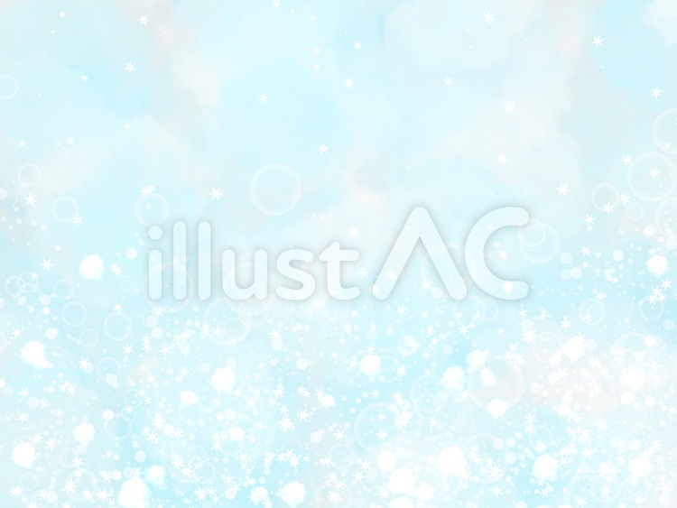 雪が舞い落ちる冬色の背景 夏,背景,キラキラのイラスト素材