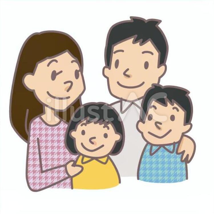 家族 家族,女性,男性のイラスト素材