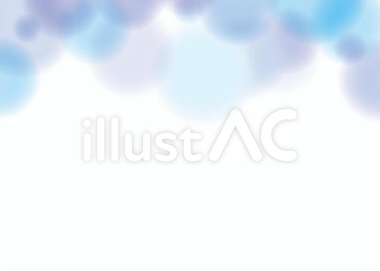 上部かざりフレーム青　A4ぬりたし 背景,バック,フレームのイラスト素材