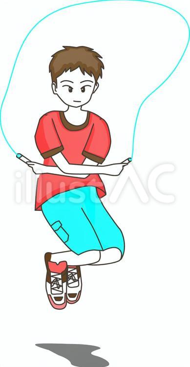 なわとび なわとび,運動,技のイラスト素材