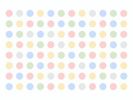 カラフルなドット柄 ドット,丸,円,柄,模様,背景,壁紙,カラフル,パステルカラー,ポップのイラスト素材
