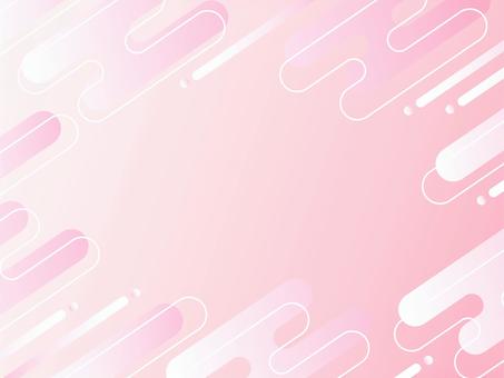 ポップなグラデメンフィス背景 ピンク 背景,グラデーション,ポップ,フレーム,メンフィス,黄色,かわいい,透明感,淡い,パステルのイラスト素材