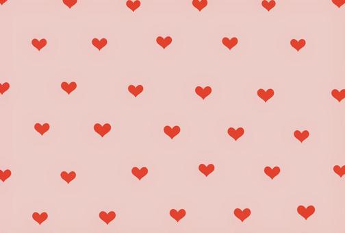 小さなハート柄の背景（赤） ハート,小さい,柄,背景,かわいい,おしゃれ,赤のイラスト素材