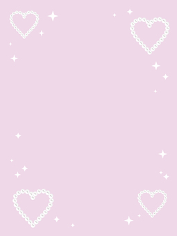 ピンク・推し活イメージパールのハート背景 背景,ピンク,縦,パール,ハート,キラキラ,白,ベクター,空白,余白のイラスト素材