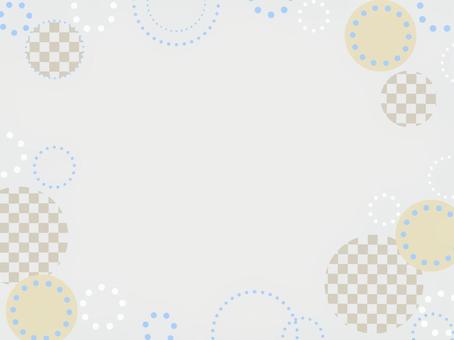 Polka dot ring frame, , JPG, PNG and AI