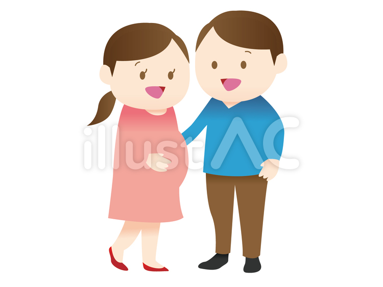 妊娠 妊娠,妊婦,赤ん坊のイラスト素材