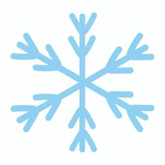 水色の雪の結晶 水色の雪の結晶 水色,天気,天気予報,雪,冬,寒い,雪の結晶,結晶,大雪,氷点下のイラスト素材