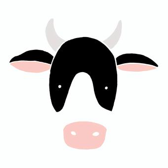 Cow illustration, cattle, ugly, new year, JPG, PNG and AI