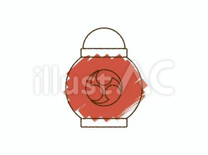 手描き祭り提灯