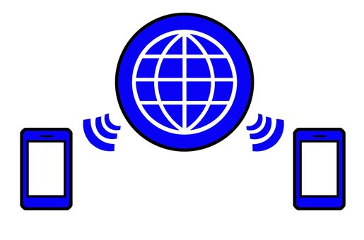 網絡手機, JPG 和 PNG 網絡手機, 因特網, 網絡, 攜帶, JPG 和 PNG