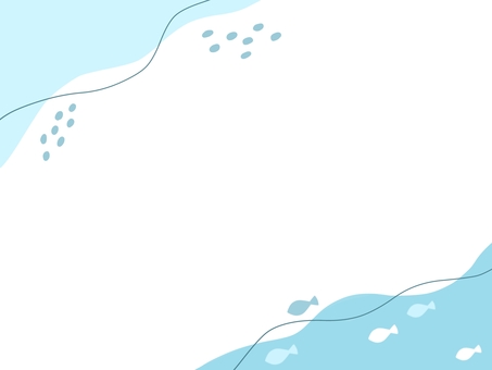 A gentle frame background with swimming fish, fish, frame, background, JPG and PNG