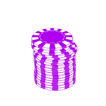 カジノチップ　タワー　紫 カジノチップ,ギャンブル,カラフル,ポーカーチップ,おもちゃ,ゲーム,カジノグッズ,ボードゲーム,テーブルゲーム,カジノクラブのイラスト素材