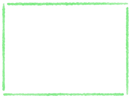シンプルな水彩ラインフレーム フレーム,水彩,ライン,枠,線,装飾,シンプル,かわいい,あしらい,緑のイラスト素材
