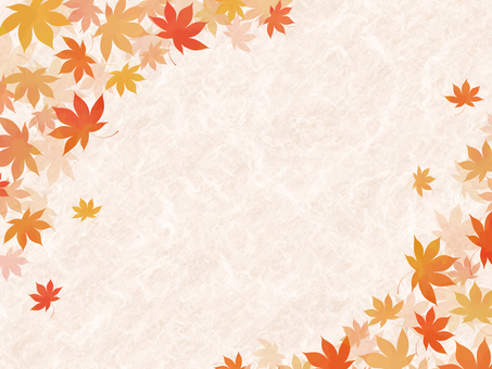 和紙背景の綺麗な紅葉のフレーム素材 4 和紙背景の綺麗な紅葉のフレーム素材 4 秋,背景,紅葉,フレーム,水彩,和紙,和風,秋背景,秋フレーム,手描きのイラスト素材