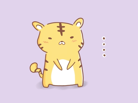 トラ ゆるいイラスト
