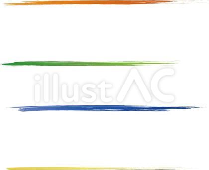 筆 カラフル 毛筆 筆書き 絵の具