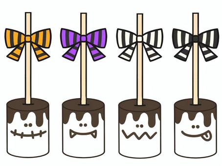 Illustration, food, sweets, marshmallow, 