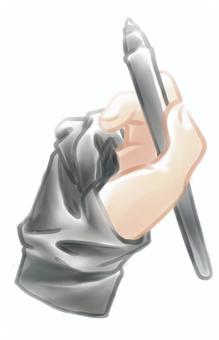 ペンをもつ手(縦) ペンをもつ手(縦) ペン,手,指,手袋,グローブのイラスト素材