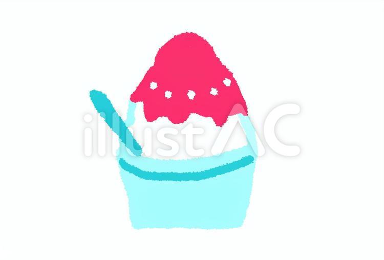 かき氷 かき氷,氷,アイスのイラスト素材