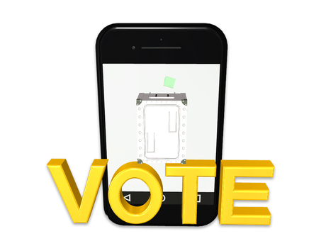 スマホでネット投票 スマホ,投票,選挙,スマートフォン,ケータイ,ネット投票,vote,文字,投票箱,一票のイラスト素材