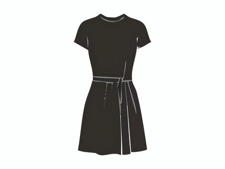 シルエット【服】9 服,ワンピース,スカート,衣服,洋服,アパレル,ファッション,素材,シルエット,かげのイラスト素材