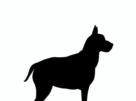 犬。。 犬,吠える,ペット,鳴く,シルエット,動物のイラスト素材