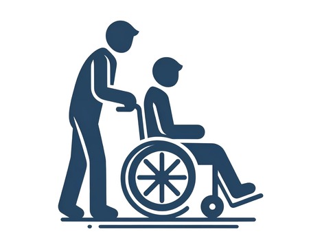 wheelchair, a wheelchair, attendant, care, JPG and PNG