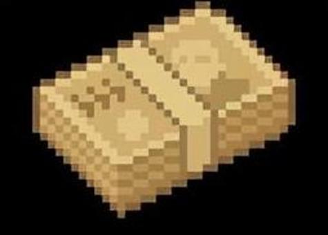 札束　ドット絵 ドット,日本円,札束,ドット絵,ピクセルアート,1万円札,金融,投資,fire,資産形成のイラスト素材