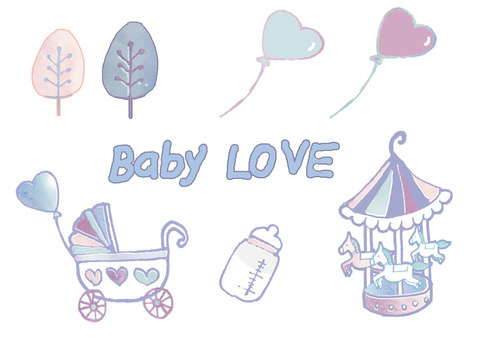 Strollers, baby bottles, rotating wooden horses, une poussette, bouteille d'allaitement, une bouteille, JPG and PNG