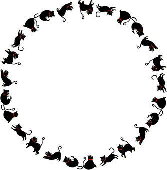 Cat, cat, black cat, run, JPG, PNG and AI