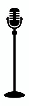 #3345センターマイク #3345センターマイク センターマイク,サンパチマイク,38mmマイク,ステージマイク,舞台,マイク,漫才,歌手,マイクロフォン,司会のイラスト素材