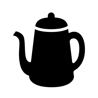 ケトルのシルエットアイコン