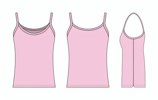 キャミソール テンプレートイラスト キャミソール,肌着,アパレル,衣服,下着,テンプレート,インナー,女性,カジュアル,ファッションのイラスト素材