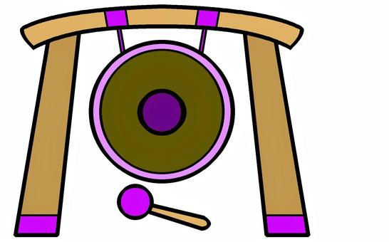銅鑼のアイコン『紫』
