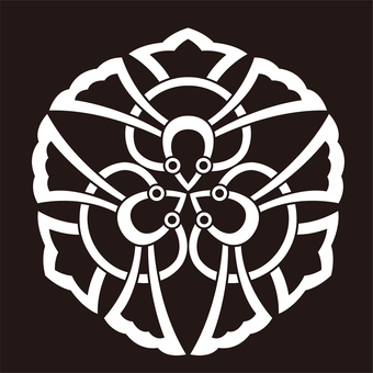 家紋 雀 家紋 雀 家紋,紋,紋章,雀,動物紋,文様,紋様,家系,血すじ,血統のイラスト素材