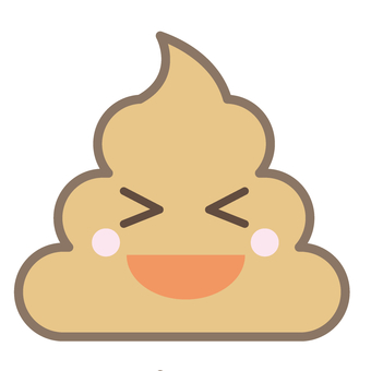 ウンチアイコンG 表情,顔文字,擬人化,擬人,アイコン,かわいい,可愛い,カワイイ,マーク,シンボルのイラスト素材