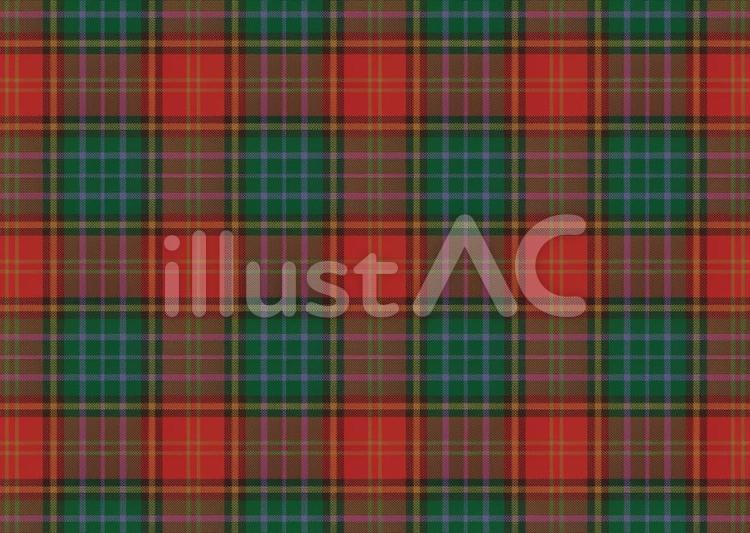 ROSCOMMON clan,tartan,traditionalのイラスト素材