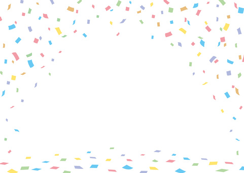 紙吹雪_背景白（横向き）_25